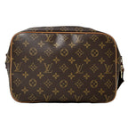 Louis Vuitton Monogram Shoulder Bag Reporter PM Brown — view 2