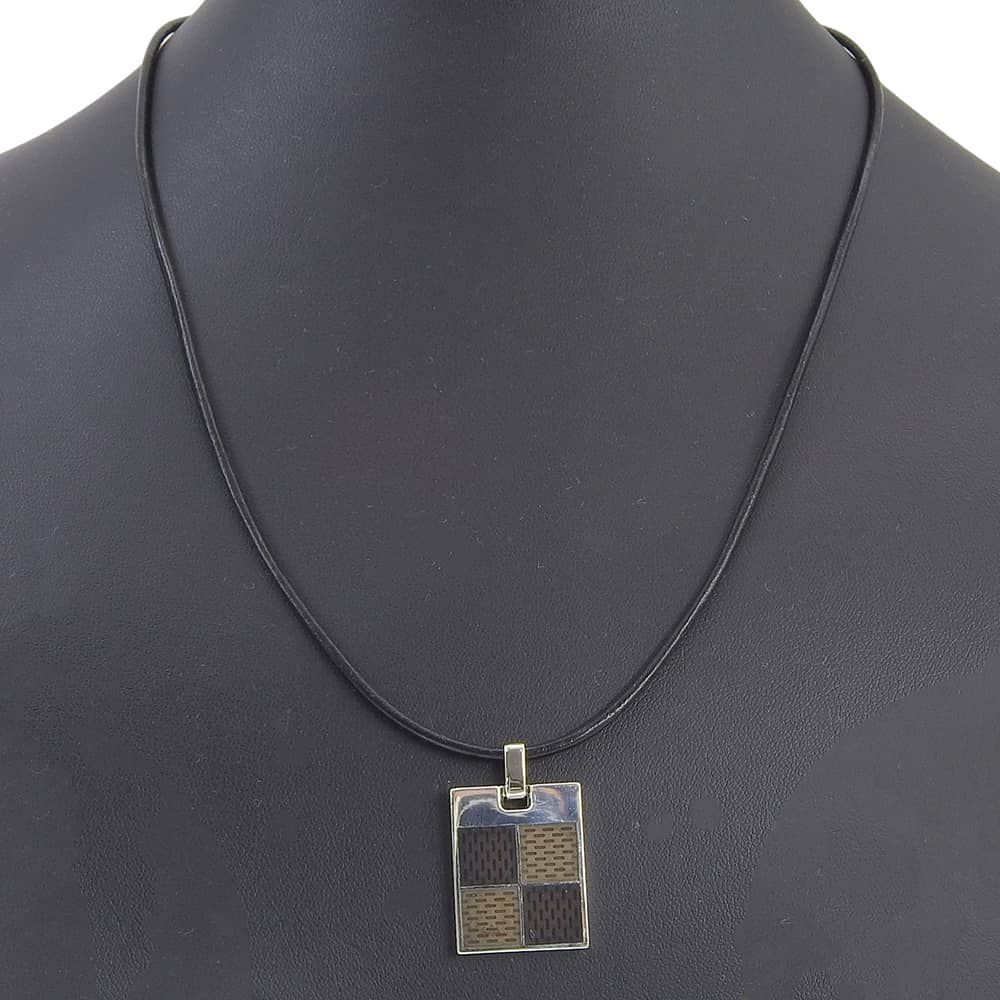 Louis Vuitton Plate 925 Sterling Silver Necklace — view 2