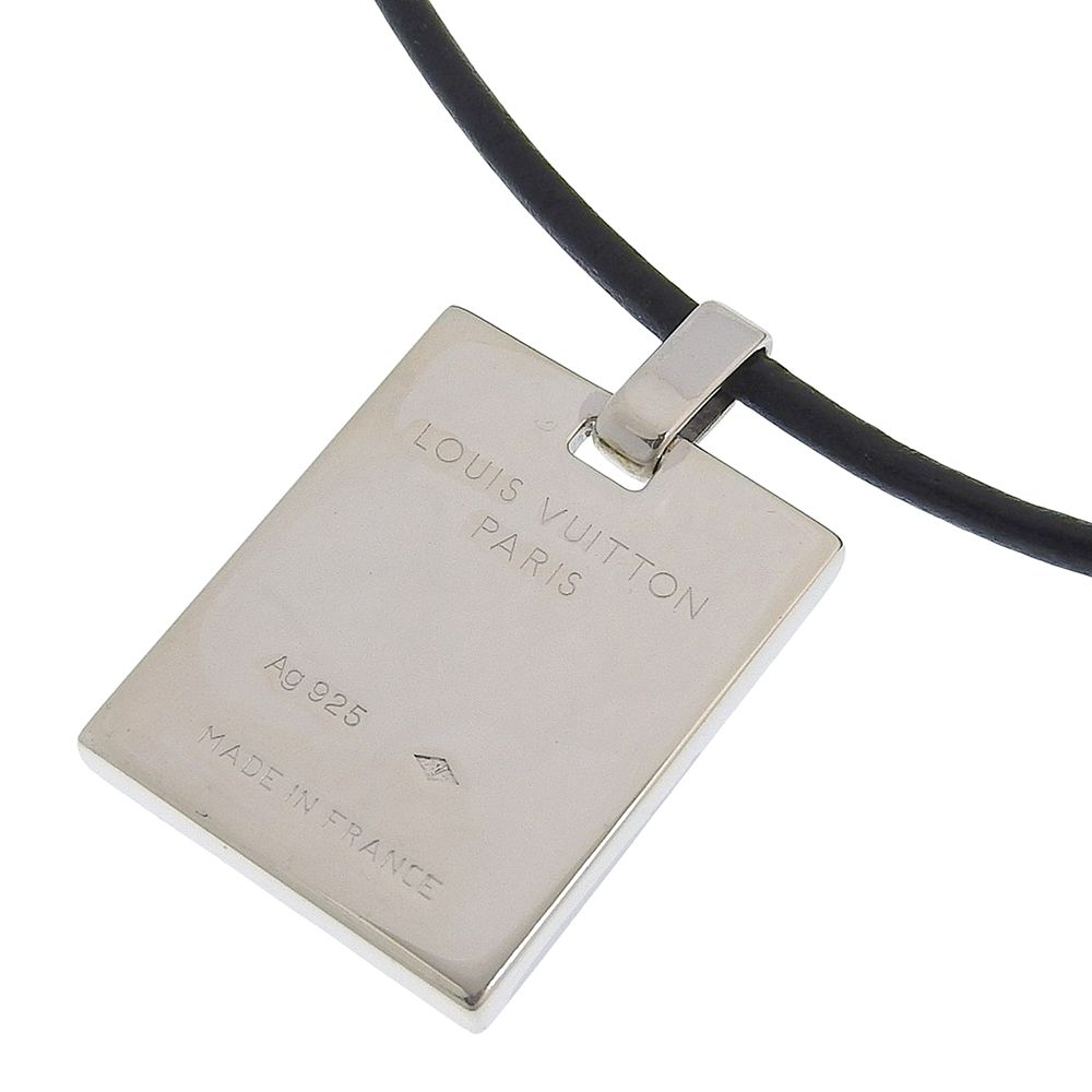 Louis Vuitton Plate 925 Sterling Silver Necklace — view 3