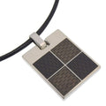 Louis Vuitton Plate 925 Sterling Silver Necklace