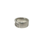 Gucci Logo Motif 925 Sterling Silver Ring — view 4