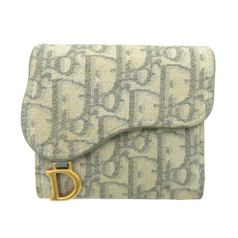 Dior Trifold Wallet White