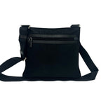 Prada Triangle Logo Tessuto Nylon Saffiano Leather Shoulder Bag Pochette — view 3