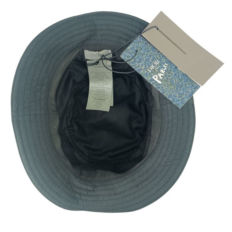 Dior Hat and Parley Bucket Hat Blue Polyester Forge O-chien's Collaboration — view 5