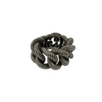 Gucci Interlocking Twist Chain Ring 925 Sterling Silver — view 6