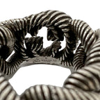 Gucci Interlocking Twist Chain Ring 925 Sterling Silver — view 3