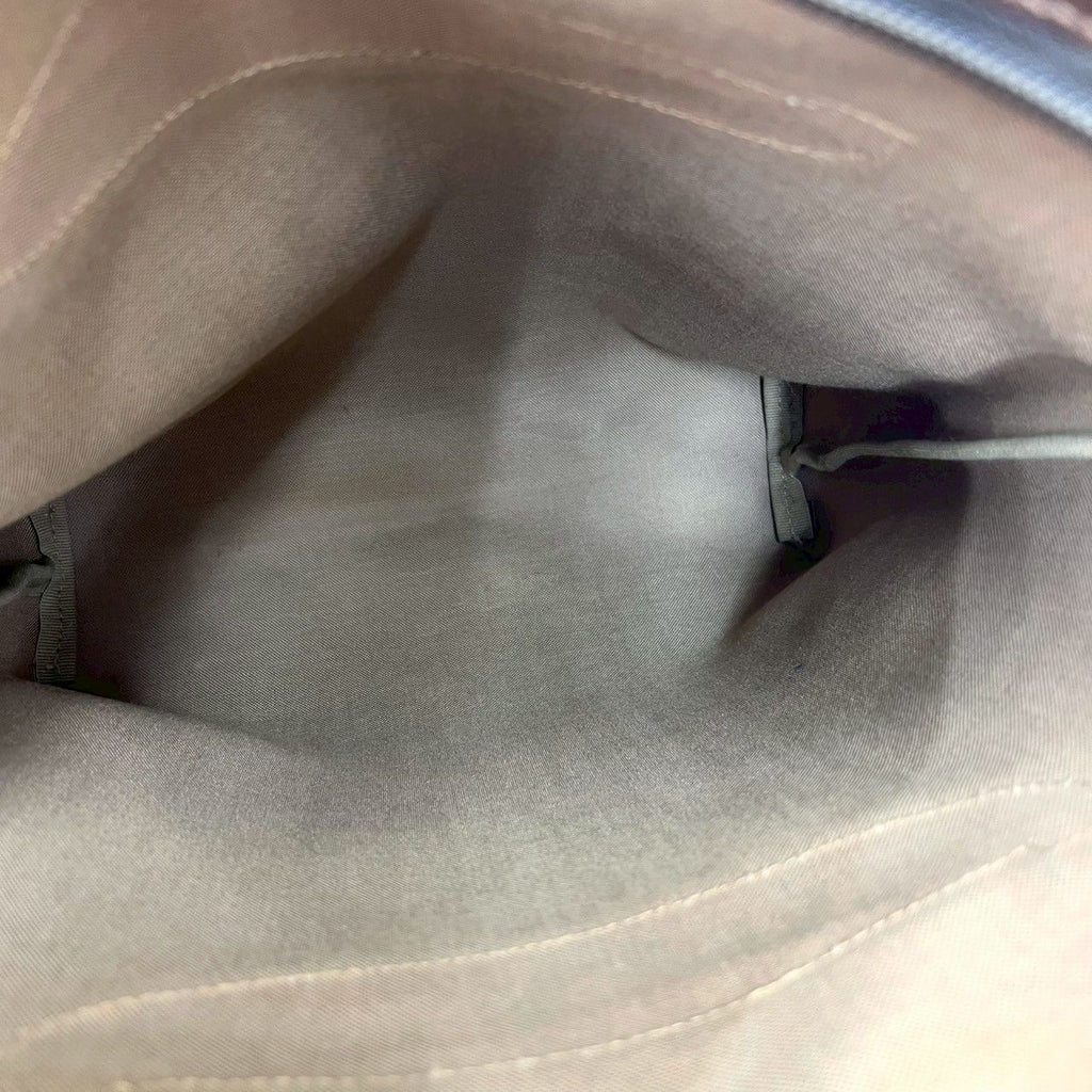 Gucci Vintage GG Logo Leather Tote Shoulder Bag Brown — view 9