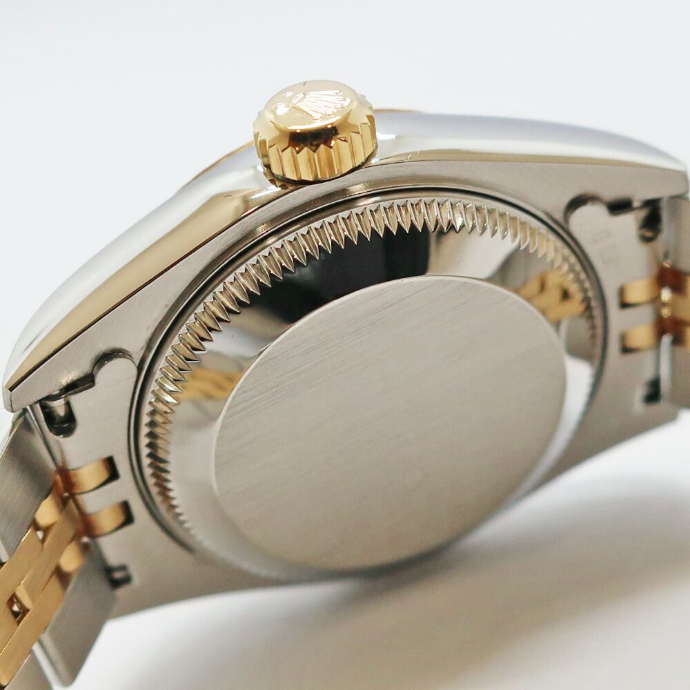 Rolex Ten Polished Datejust No White Shell Rome SS YG Watch Automatic Winding — view 4