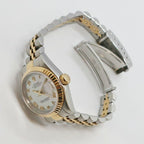 Rolex Ten Polished Datejust No White Shell Rome SS YG Watch Automatic Winding — view 9