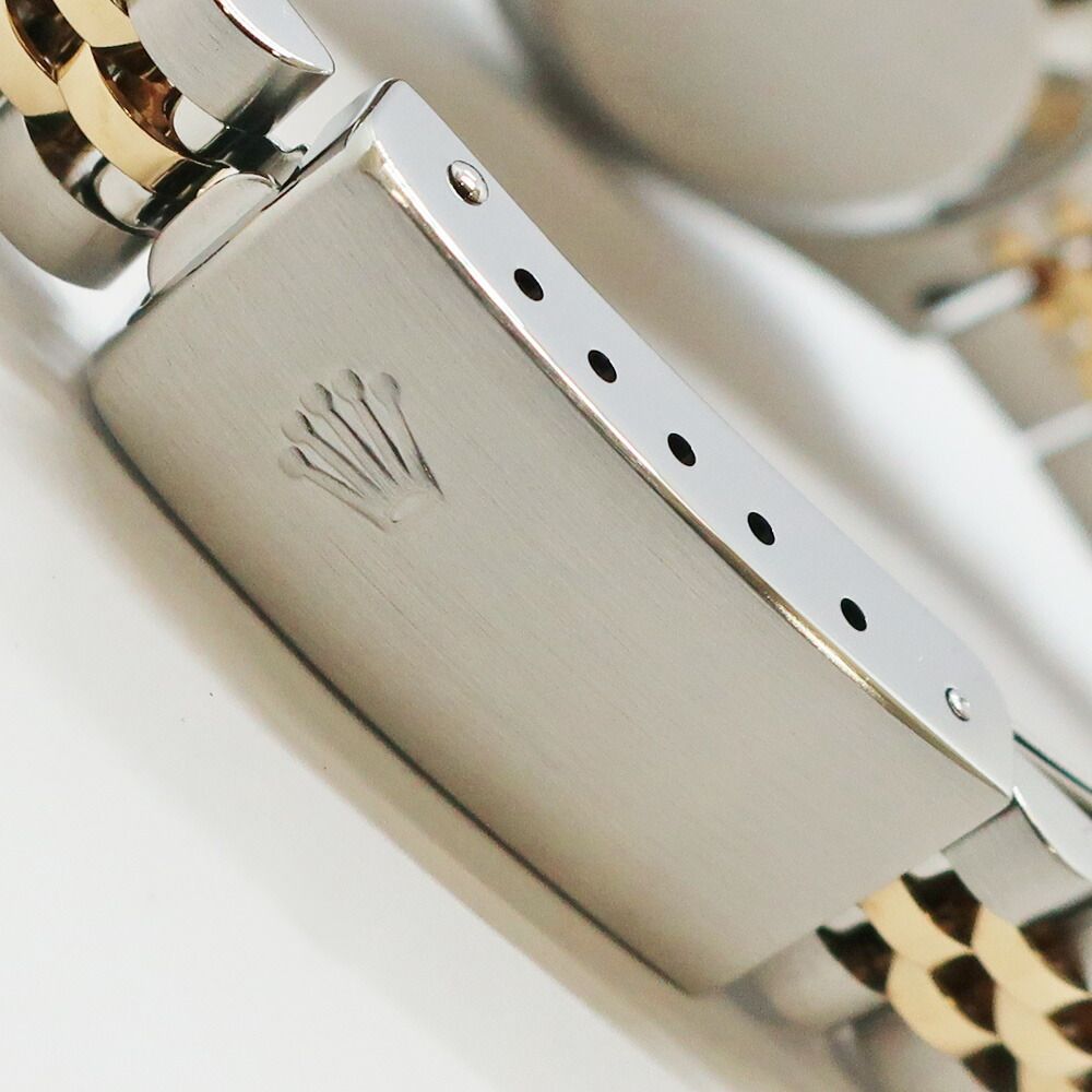 Rolex Ten Polished Datejust No White Shell Rome SS YG Watch Automatic Winding — view 6