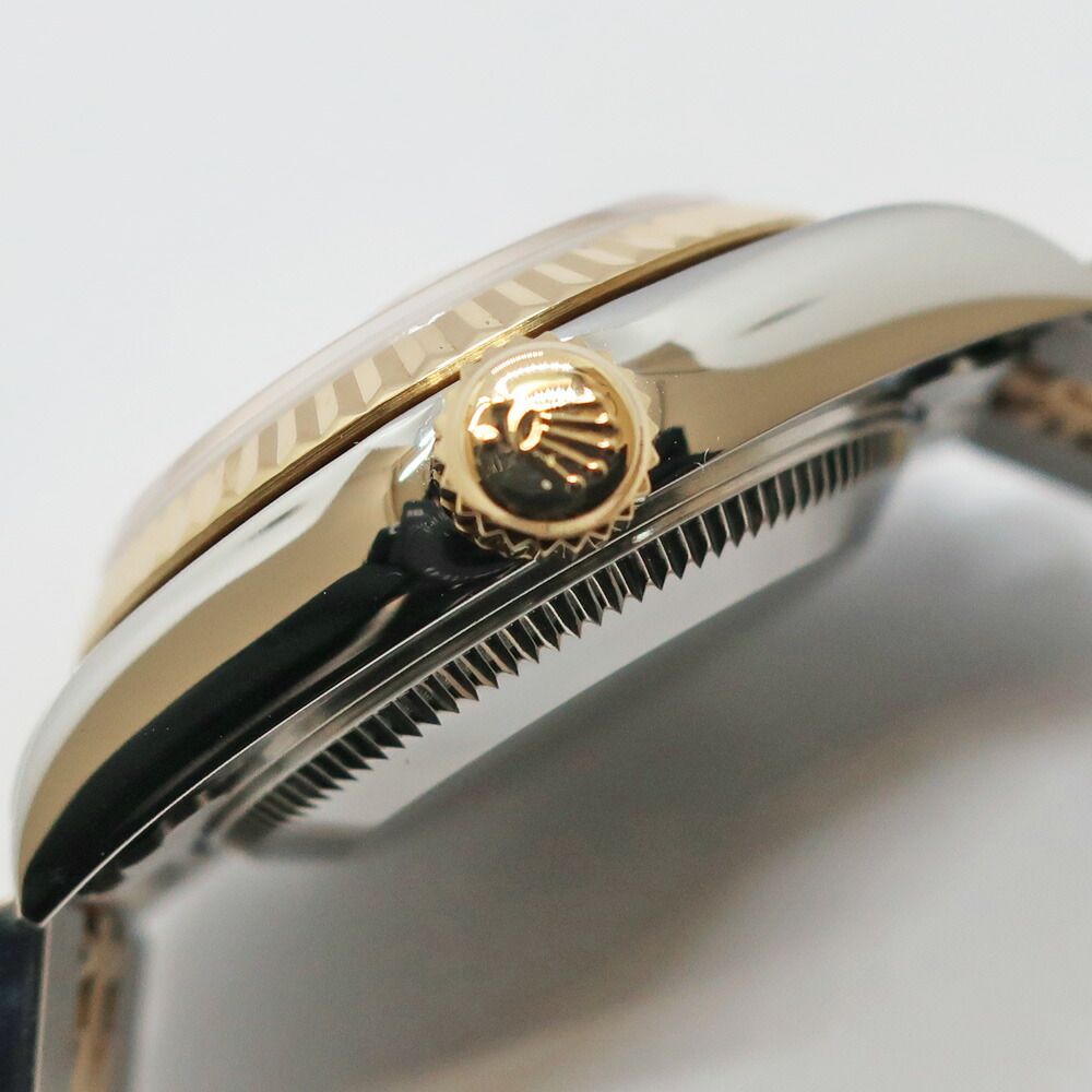 Rolex Ten Polished Datejust No White Shell Rome SS YG Watch Automatic Winding — view 3