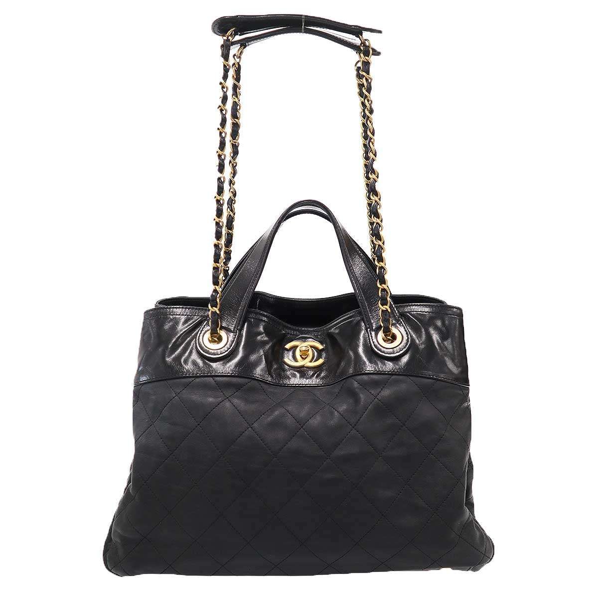 Chanel Quilted in the Mix Chain Shoulder Bag Black