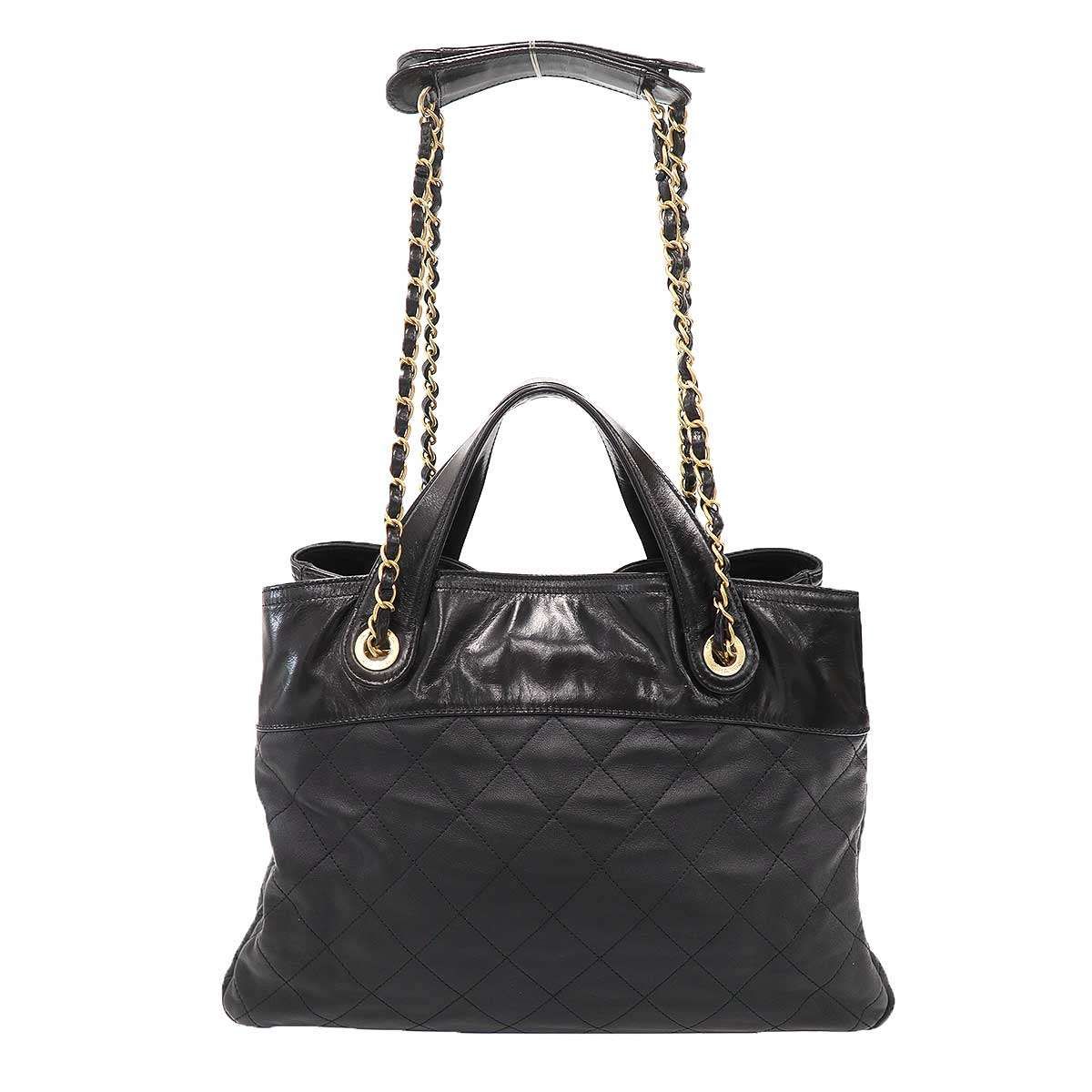 Chanel Quilted in the Mix Chain Shoulder Bag Black — view 2