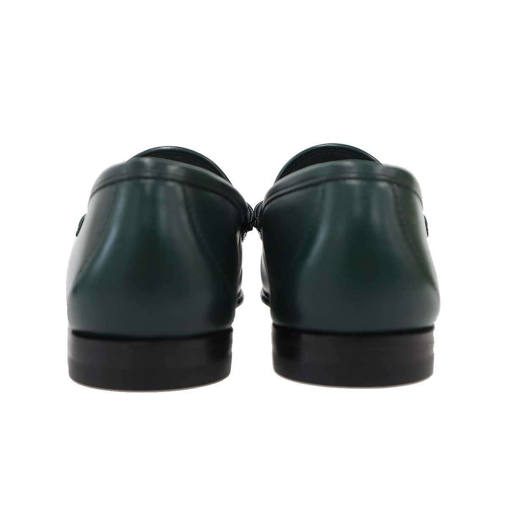 Gucci Horsebit Loafers Shoes Green — view 3