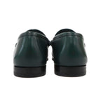 Gucci Horsebit Loafers Shoes Green — view 3