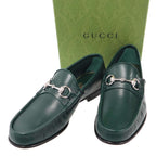 Gucci Horsebit Loafers Shoes Green