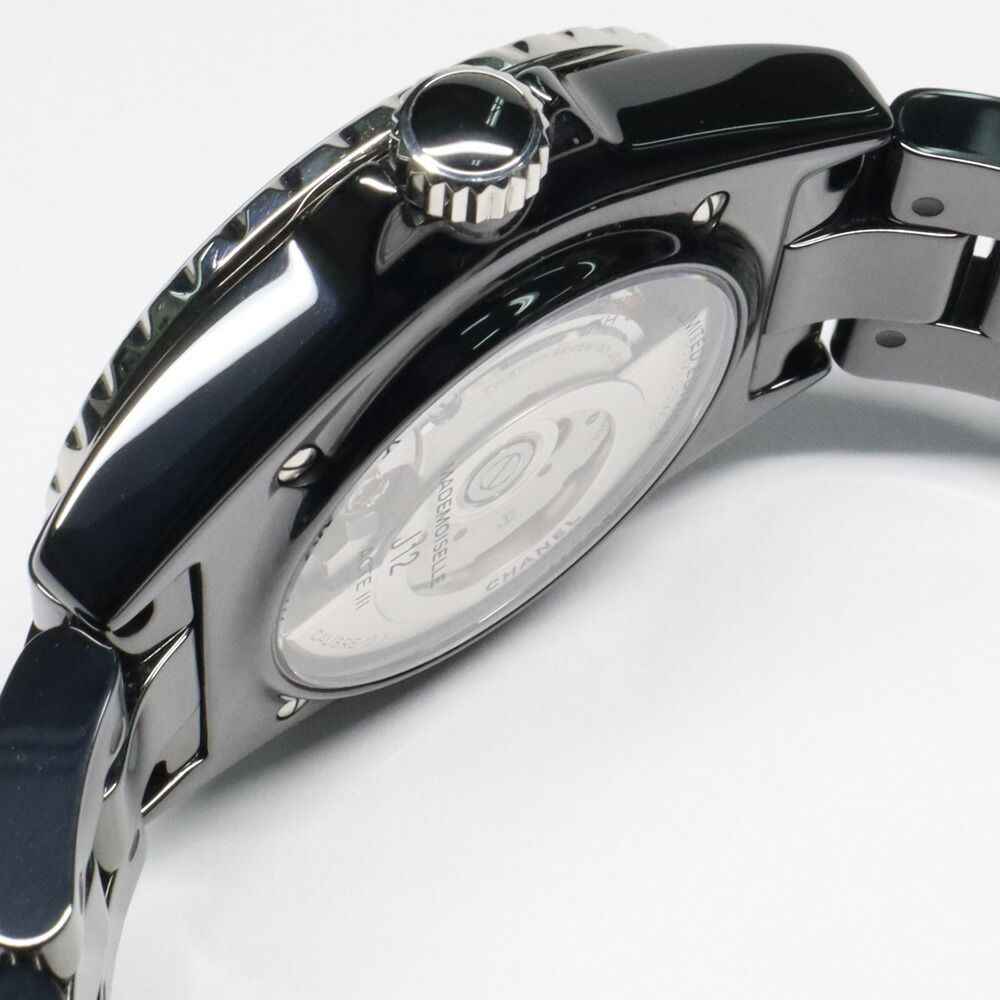 Chanel Mademoiselle la Pausa Black Ceramic Automatic Winding Watch — view 9