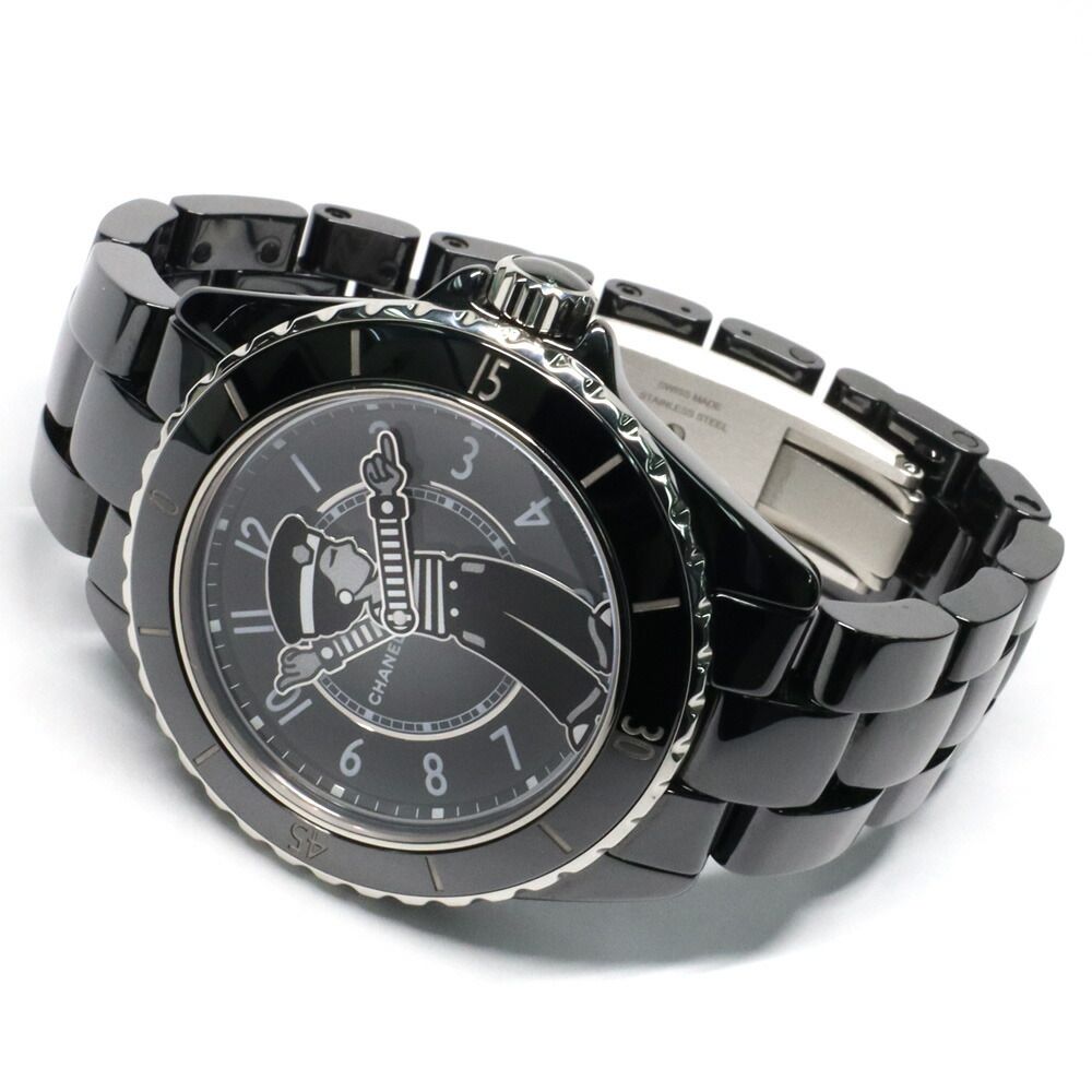 Chanel Mademoiselle la Pausa Black Ceramic Automatic Winding Watch — view 5