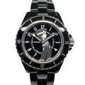 Chanel Mademoiselle la Pausa Black Ceramic Automatic Winding Watch