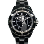 Chanel Mademoiselle la Pausa Black Ceramic Automatic Winding Watch