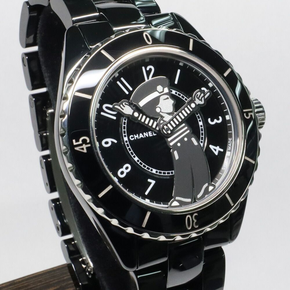 Chanel Mademoiselle la Pausa Black Ceramic Automatic Winding Watch — view 3