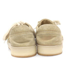 Prada Downtown Low Cut Suede Sneakers Beige — view 3