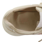 Gucci Ryton Print Leather Sneakers Beige — view 5