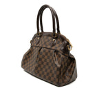 Louis Vuitton Damier Trevi PM 2-Way Shoulder Bag Brown Leather — view 2