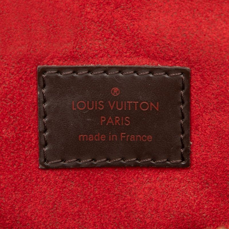 Louis Vuitton Damier Trevi PM 2-Way Shoulder Bag Brown Leather — view 5