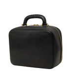 Chanel CC Logo Vanity 2-Way Shoulder Bag Black Caviar Leather — view 2