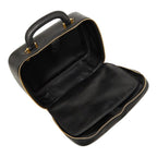 Chanel CC Logo Vanity 2-Way Shoulder Bag Black Caviar Leather — view 8