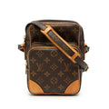 Louis Vuitton Amazon Crossbody Shoulder Bag Brown Leather