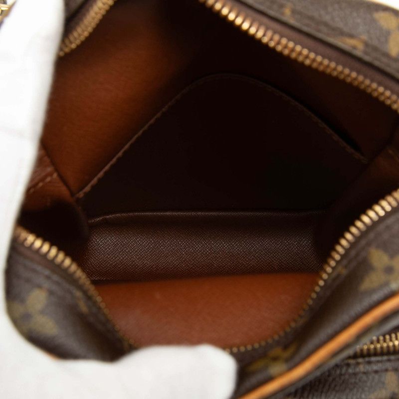 Louis Vuitton Amazon Crossbody Shoulder Bag Brown Leather — view 4