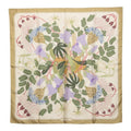 Hermes Carre 90 Flora Graeca Greek Flower Scarf Large Green Multicolor Silk