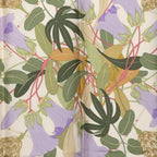 Hermes Carre 90 Flora Graeca Greek Flower Scarf Large Green Multicolor Silk — view 3