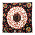 Hermes Carre 90 les Feux de Lespace Space Fireworks Scarf Large Black Multicolor