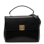 Celine 2-Way Shoulder Bag Black Leather