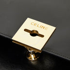 Celine 2-Way Shoulder Bag Black Leather — view 8