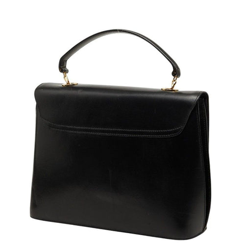 Celine 2-Way Shoulder Bag Black Leather — view 2