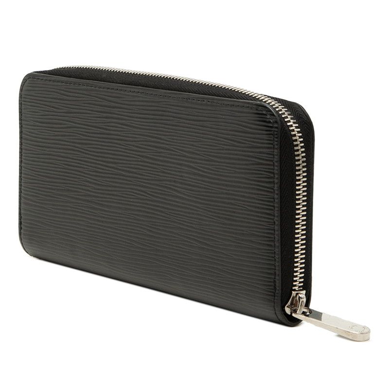 Louis Vuitton Epi Zippy Wallet Zip Around Noir Black Leather — view 2
