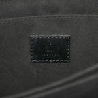 Louis Vuitton Dauphine ММ LV Lock Chain 2-Way Shoulder Bag Black Leather — view 8