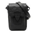 Louis Vuitton Monogram Taurillon S Lock Vertical Wearable Wallet Crossbody