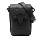 Louis Vuitton Monogram Taurillon S Lock Vertical Wearable Wallet Crossbody