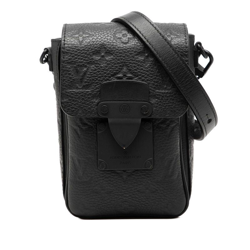 Louis Vuitton Monogram Taurillon S Lock Vertical Wearable Wallet Crossbody