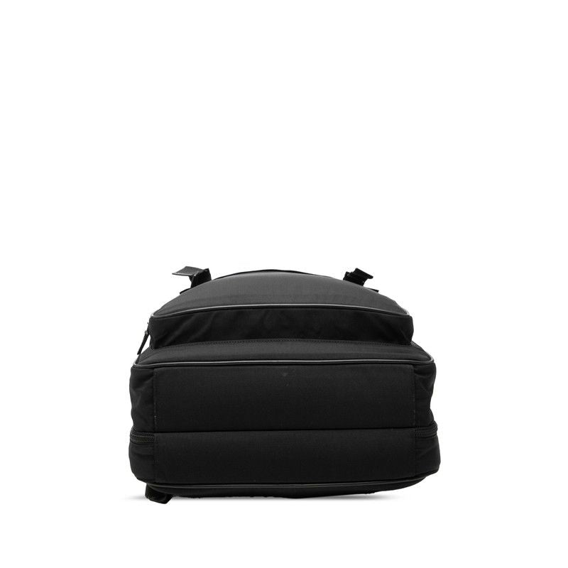 Gucci Flap Backpack Black Nylon Leather — view 3