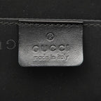 Gucci Flap Backpack Black Nylon Leather — view 7