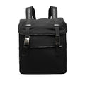 Gucci Flap Backpack Black Nylon Leather