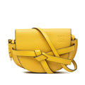 Loewe Gate Mini Crossbody Shoulder Bag Yellow Leather