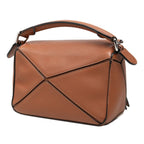 Loewe Anagram Puzzle Mini 2-Way Shoulder Bag Brown Leather — view 2