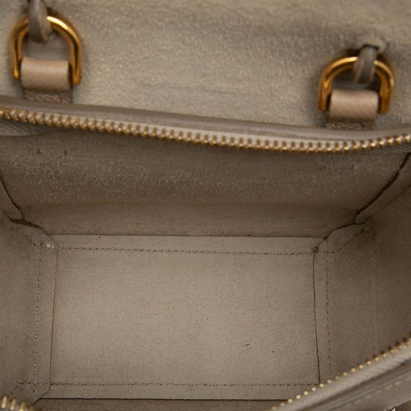 Celine Belt Bag Pico 2-Way Beige Leather — view 4